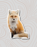 Snowy Fox Sticker