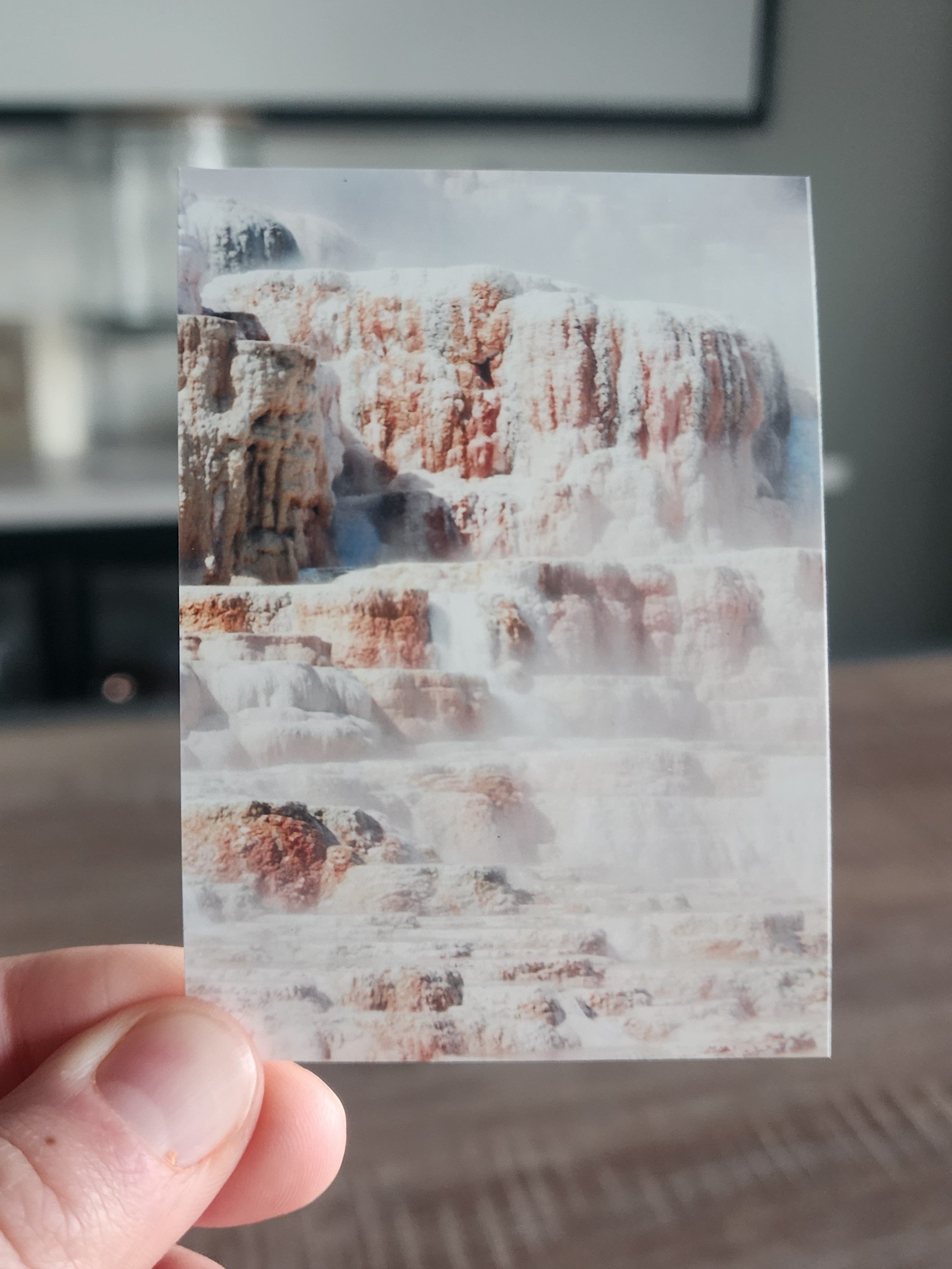 Mammoth Hot Springs Yellowstone Mini Print