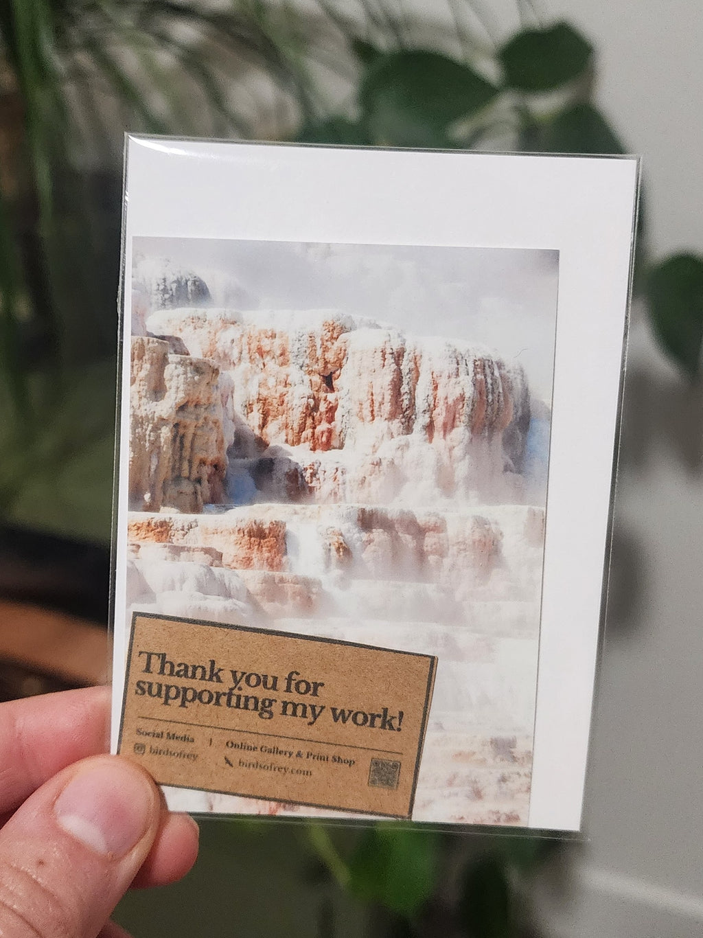 Mammoth Hot Springs Yellowstone Mini Print